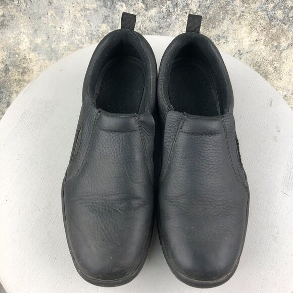 Roper Men\'s Size 10 Performance Black Leather Round Toe Slip On Sport Shoes main image 11